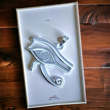 Load image into Gallery viewer, Silver Large Of Horus Pendant Necklace
