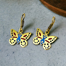 Load image into Gallery viewer, Gold Egyptian Butterfly Earring, Gift For Women
