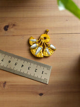 Load image into Gallery viewer, Gold Lotus Flower Pendant Necklace
