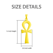 Load image into Gallery viewer, Gold Simple Ankh Pendant
