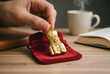 Load image into Gallery viewer, Gold Sekhmet Pendant, Egyptian Revival Lion Goddess Necklace
