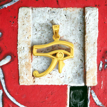 Load image into Gallery viewer, Gold Eye Of Horus Pendant

