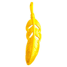 Load image into Gallery viewer, Goddess Maat&#39;s Feather Gold Pendant Necklace
