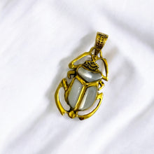 Load image into Gallery viewer, Gold Unique Scarab Pendant Necklace
