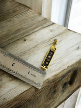 Load image into Gallery viewer, Gold God Seth Cartouche Necklace
