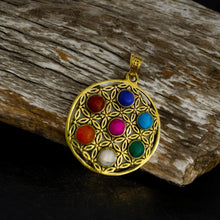 Load image into Gallery viewer, Seven Chakra Amulet Pendant
