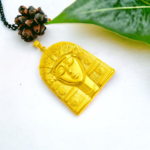 Load image into Gallery viewer, Goddess Hathor Gold Pendant Necklace
