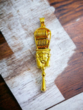 Load image into Gallery viewer, Hathor Sistrum Gold Pendant
