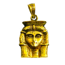 Load image into Gallery viewer, Goddess Hathor Pendant, Egyptian Jewelry, Ancient Egyptian Amulet, God and Goddess,Talsiman Pendant, Divine Minimalist Pendant, Gift for Men and Women
