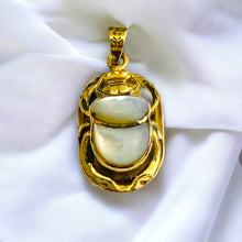 Load image into Gallery viewer, Gold Unique Scarab Pendant Necklace
