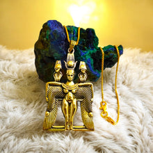 Load image into Gallery viewer, Gold Magician Isis Pendant
