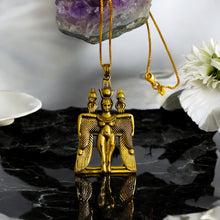 Load image into Gallery viewer, Gold Magician Isis Pendant
