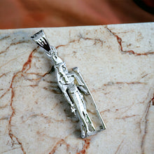 Load image into Gallery viewer, Silver Goddess Isis Pendant Necklace
