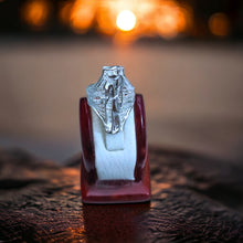 Load image into Gallery viewer, Silver Anubis Adjustable Ring
