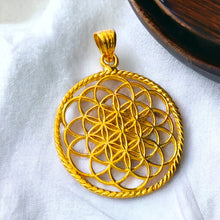 Load image into Gallery viewer, Unique Seven Chakra Gold  Pendant
