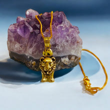 Load image into Gallery viewer, Gold Sekhmet Pendant Necklace
