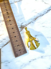 Load image into Gallery viewer, Gold Lotus Flower Pendant Necklace
