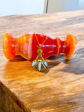 Load image into Gallery viewer, Gold Lotus Flower Pendant Necklace
