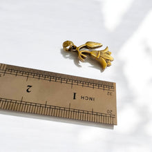 Load image into Gallery viewer, Dainty Small Lotus Flower Gold Pendant Necklace
