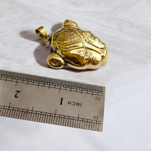 Load image into Gallery viewer, Gold Sekhmet Pendant, Egyptian Revival Lioness Necklace
