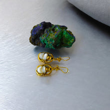 Load image into Gallery viewer, Gold Scarab Egyptian Earring
